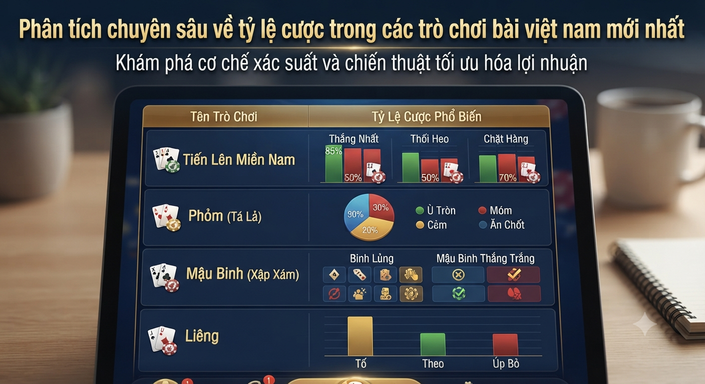 tỷ lệ cược trong các trò chơi bài việt nam